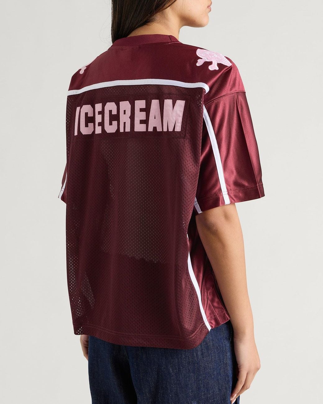 ICECREAM Football Jersey T-Shirt in Red | Lyst