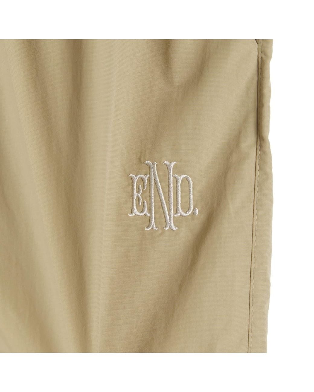 END. Natural Flight Drawstring Shorts