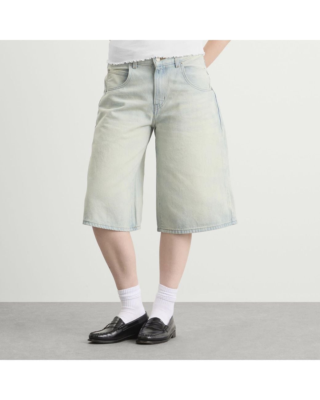Levi's Blue Super Baggy Jorts