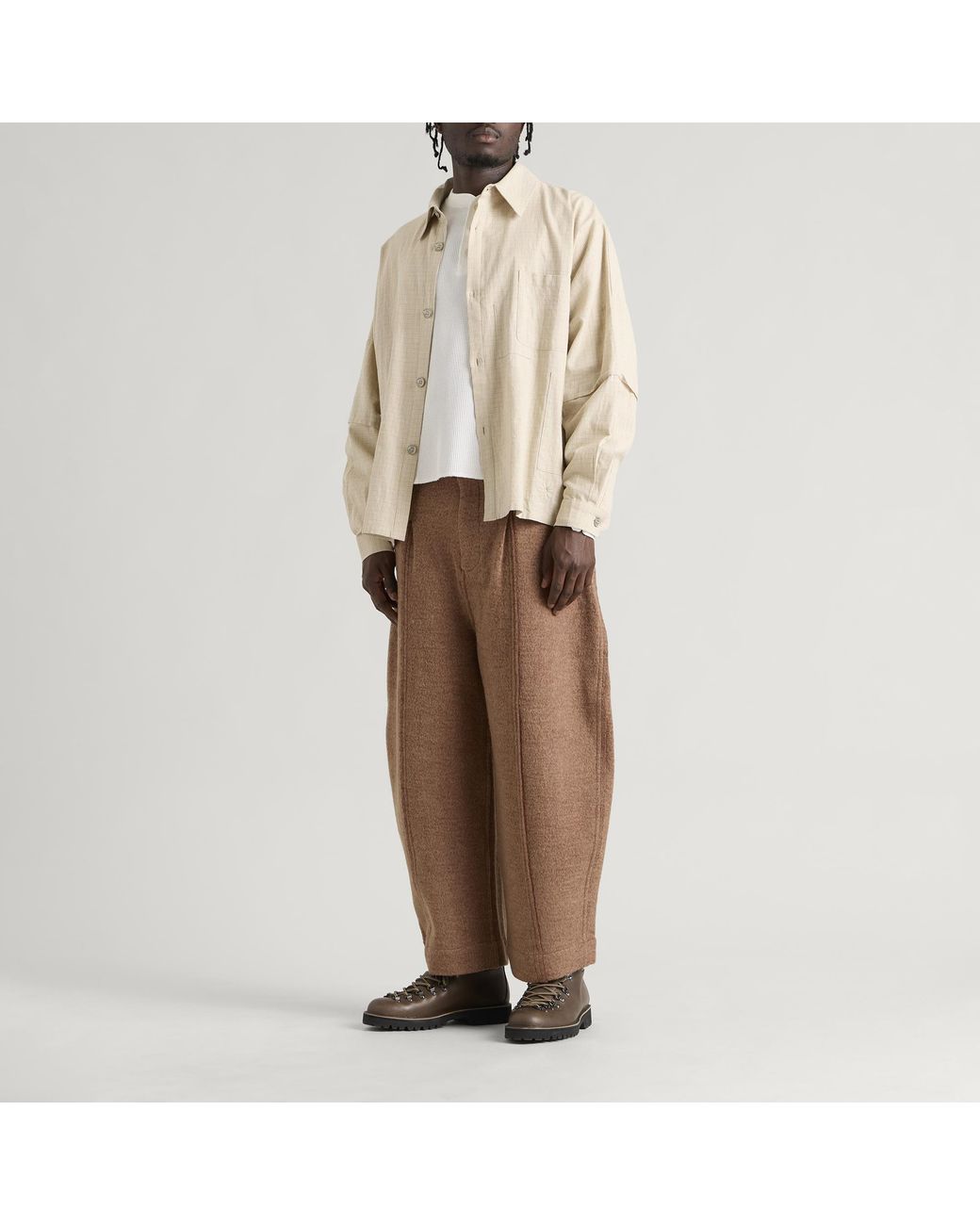 Ganter Brown Cottonopolis Trousers for men