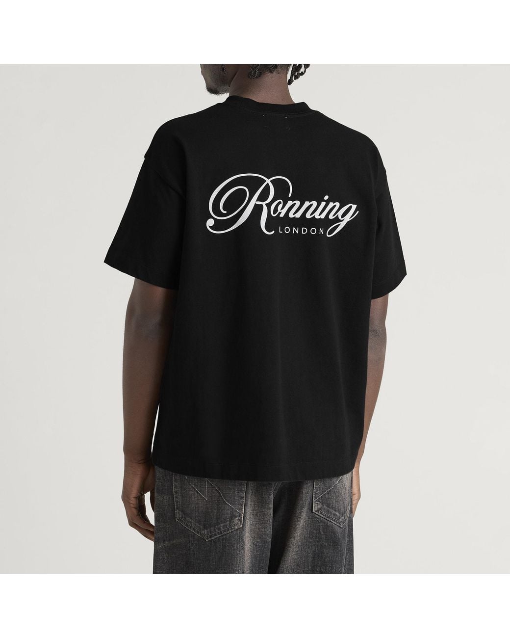 Ronning Black Script T-Shirt for men