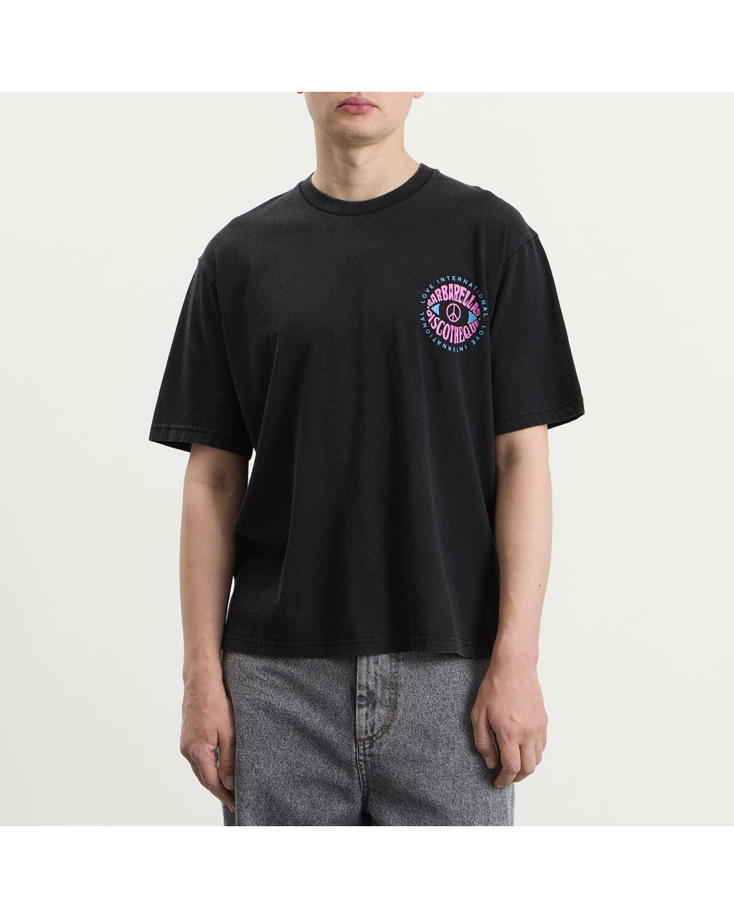 ACMH by Magic Castles Black X Love International Barbarella's T-Shirt for men