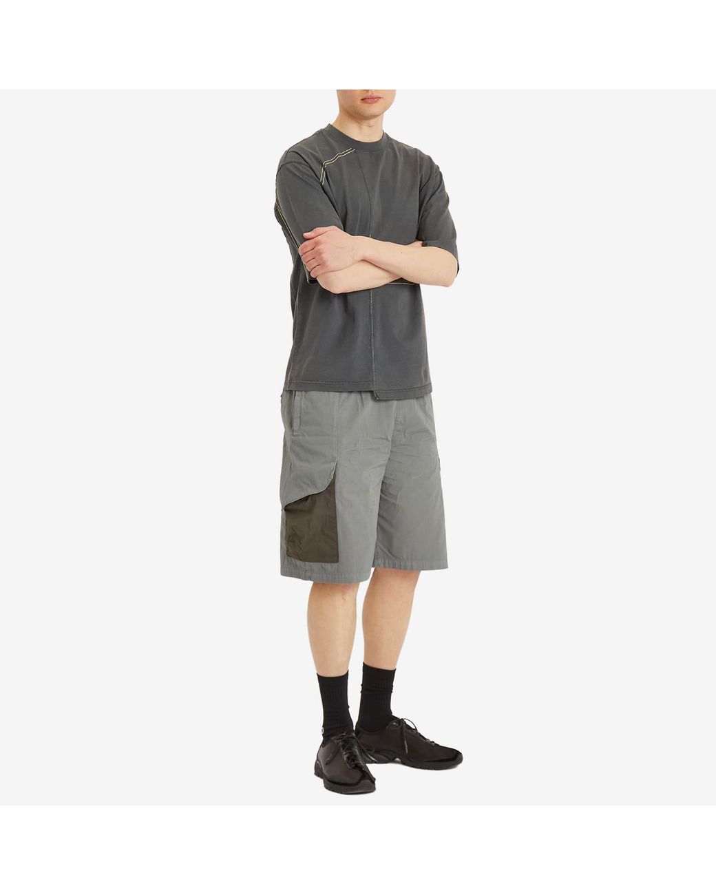 A_COLD_WALL* Gray Brunswick Cargo Shorts for men