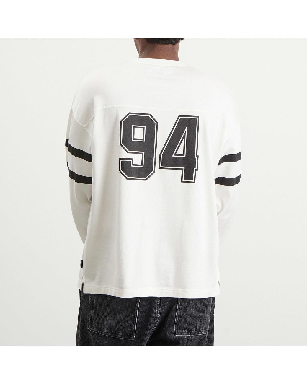 Neighborhood White Football Shirt for men