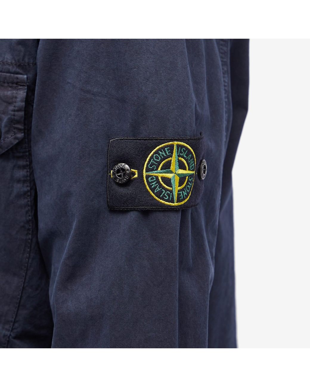 Stone island store overshirt navy