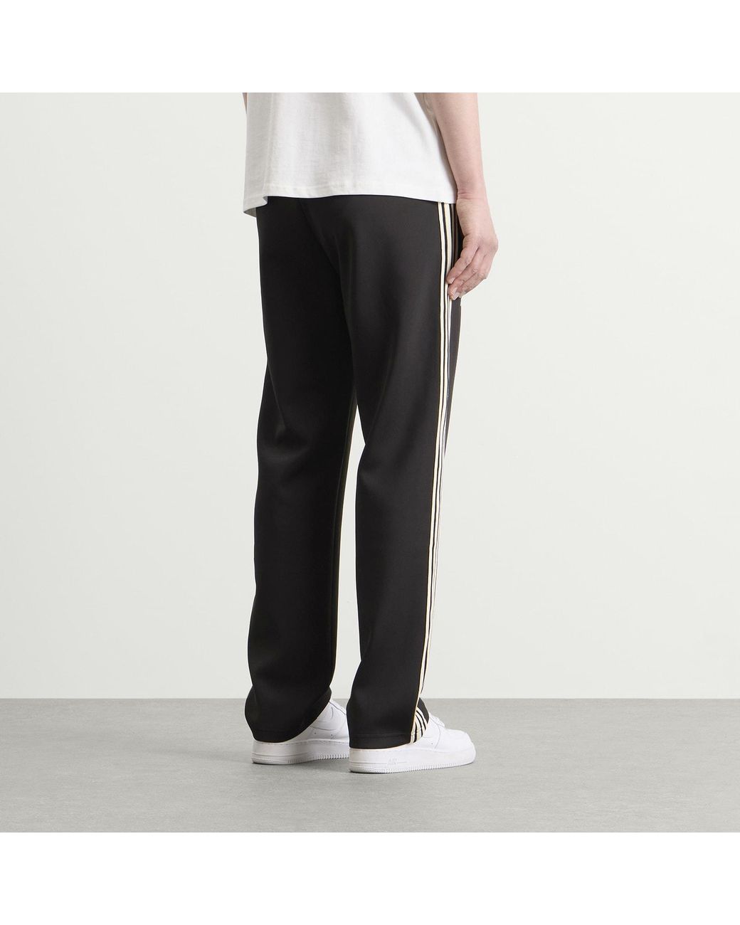 Annie Hood Black College Track Pants for men
