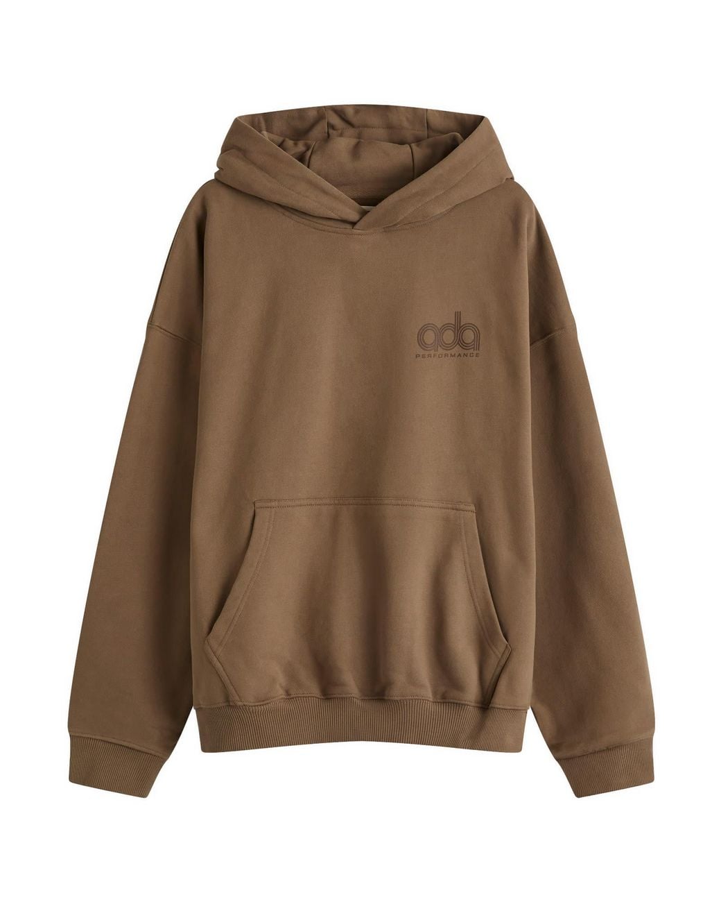 ADANOLA Performance Oversized Hoodie in Brown | Lyst