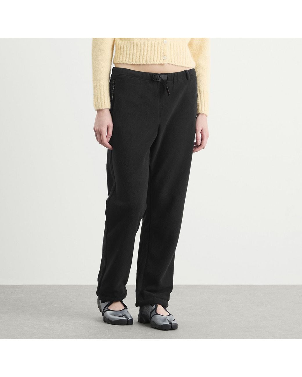 Gramicci Black Thermal Fleece Pant