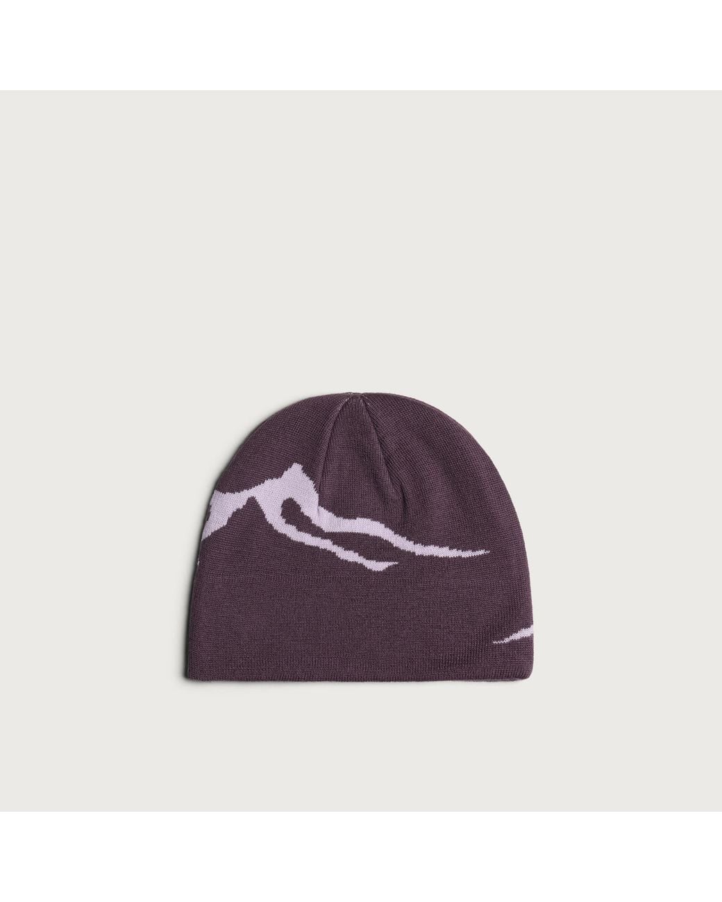 Mellow Clo Purple Everyday Merino Beanie for men