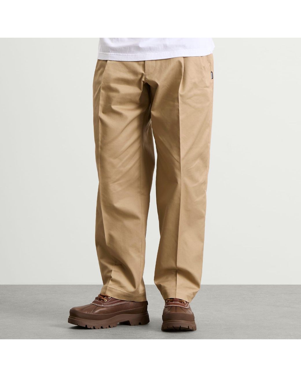 Neighborhood Natural Two Tuck Pants for men