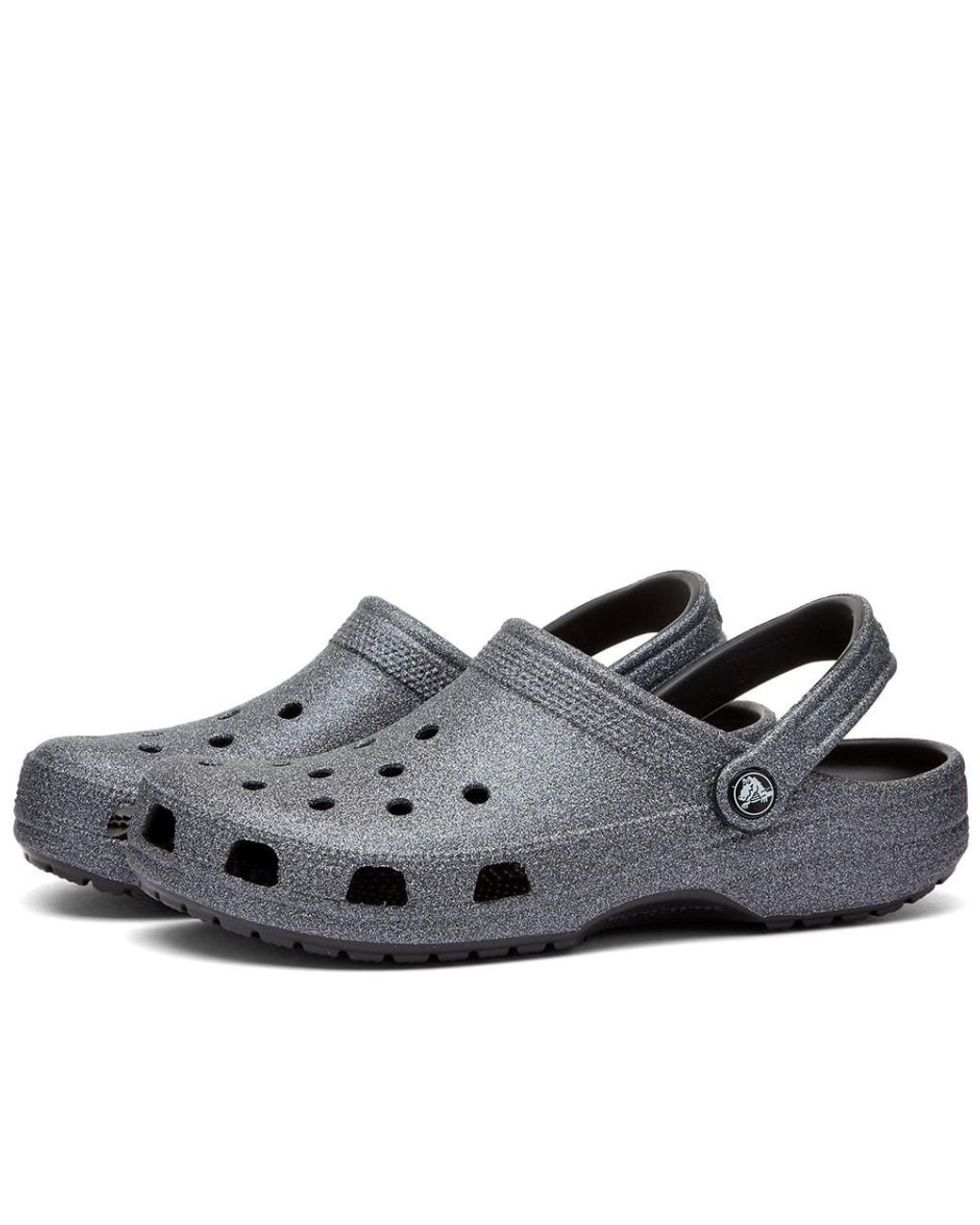 Crocs Classic Glitter Ii Clog in Grey Lyst UK