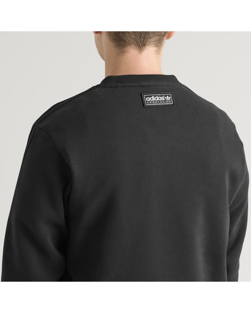 Adidas Black Spezial Fc Crew Sweatshirt for men
