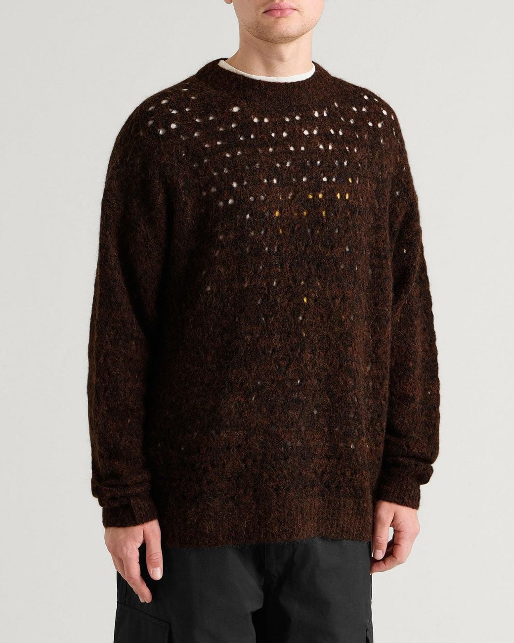 Represent Brown Vandal Sweatshirt for men