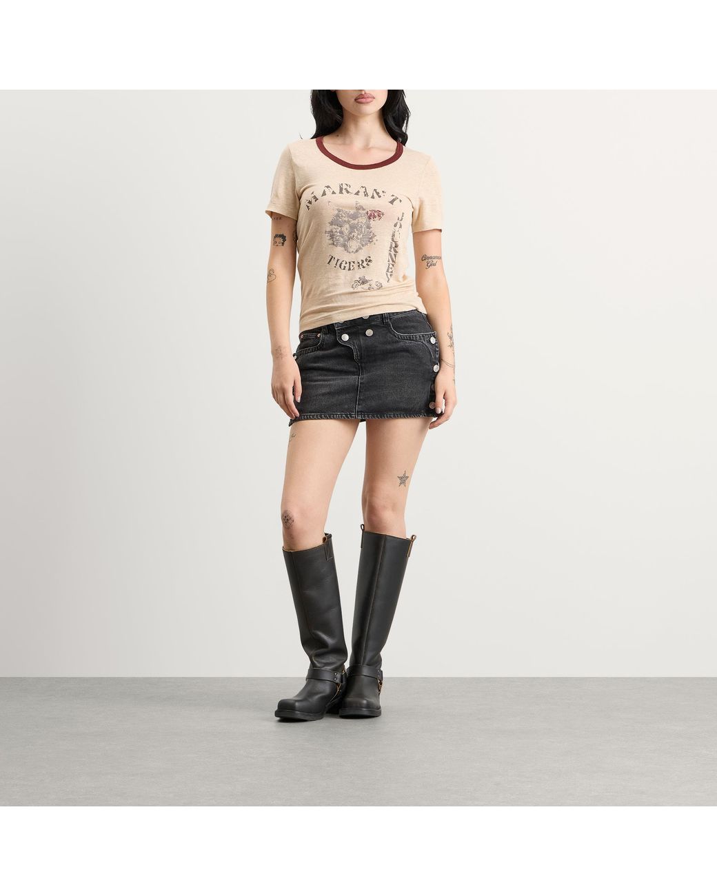 Isabel Marant Black Ralma Skirt