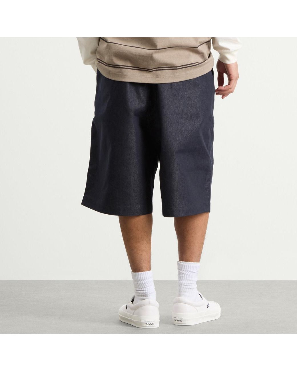 Comme des Garçons Blue Denim Shorts for men