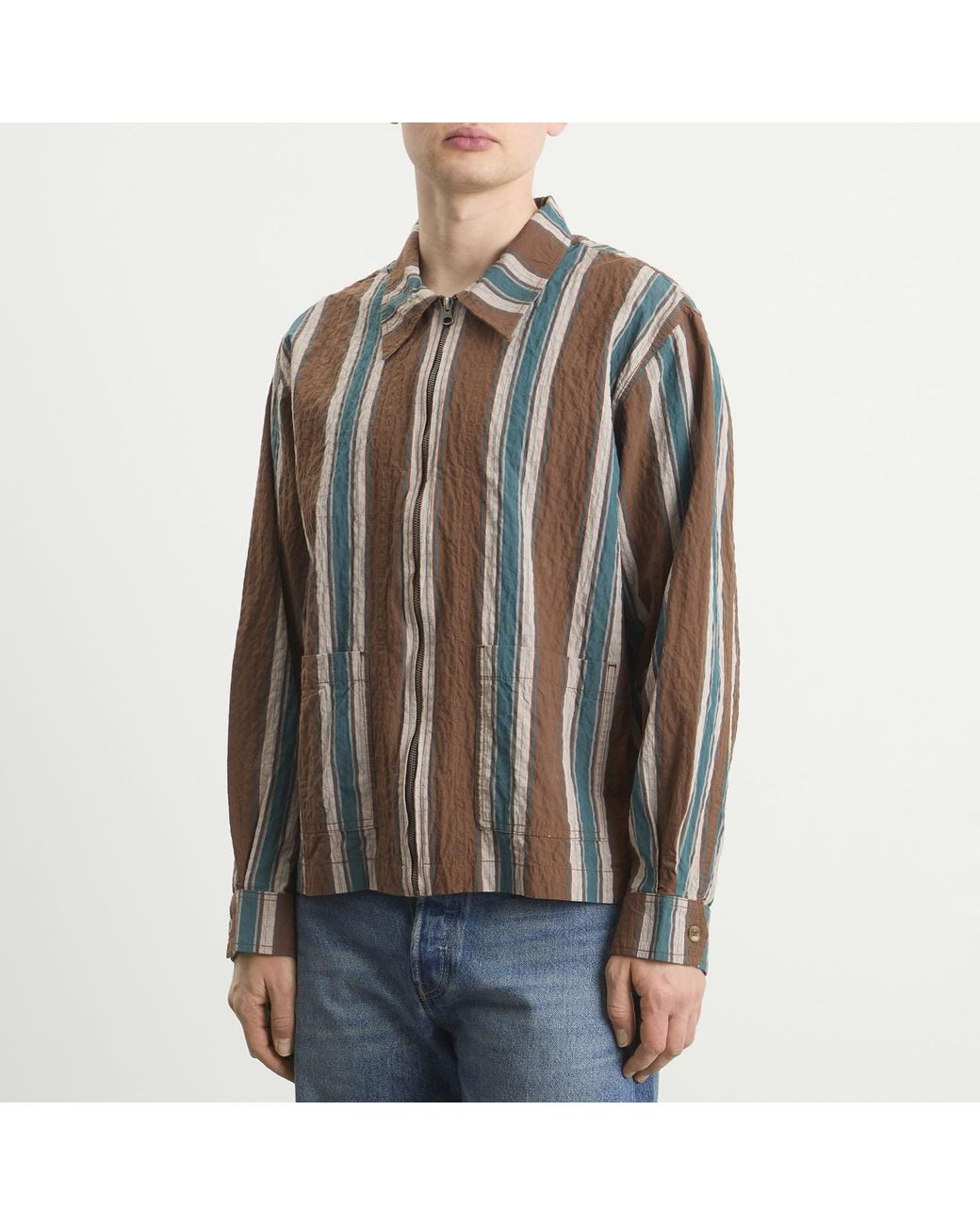 ACMH by Magic Castles Brown Deja Vu Overshirt for men