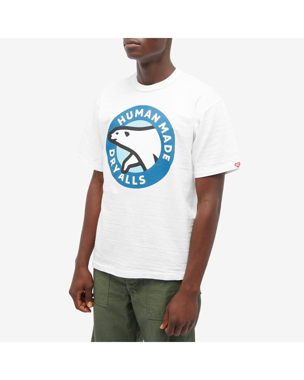 Human Made Polar Bear T-shirt in Blue for Men | Lyst UK