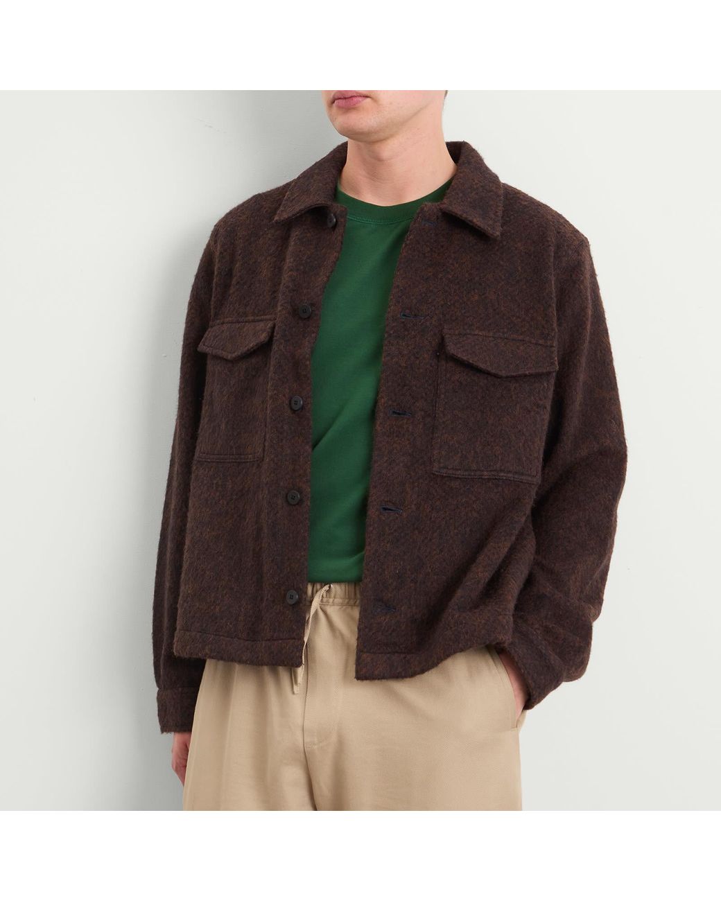 Folk Brown Zaki Jacket for men