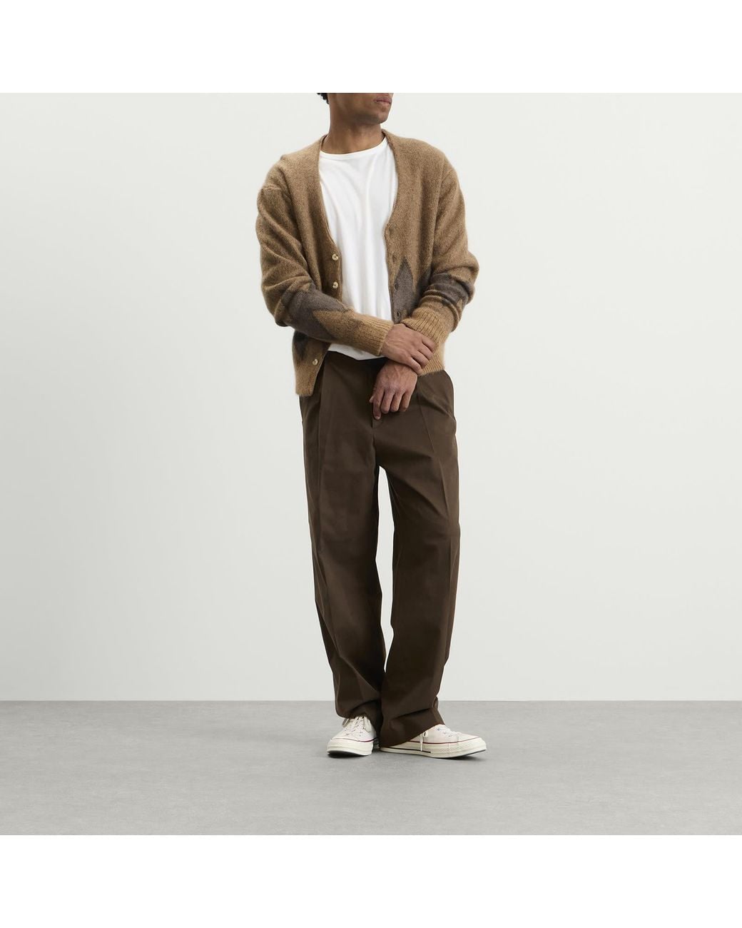 Second/Layer Green Second Layer Chevy Cardigan for men