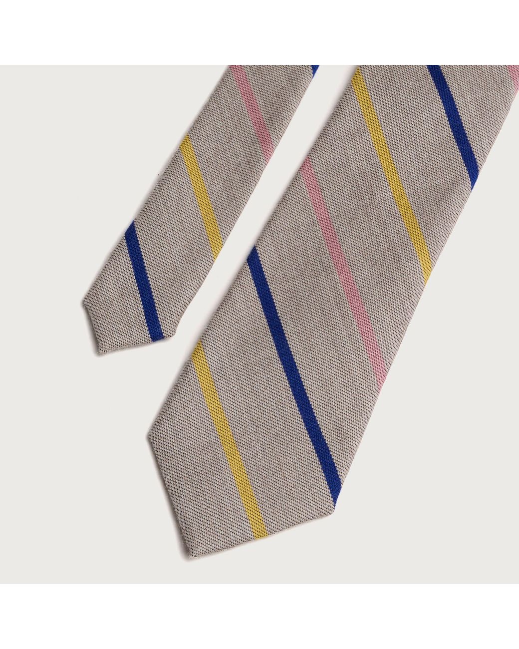 Visvim Natural Striped Tie for men