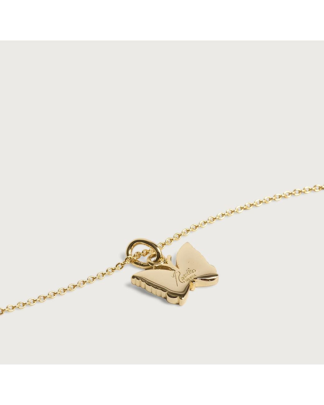 Needles Metallic Plate Pendant Necklace for men