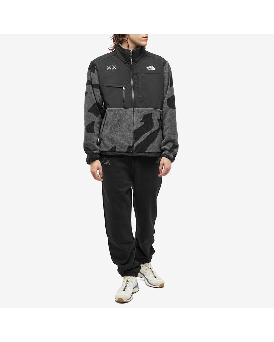 The North Face X Kaws Retro 1995 Denali Jacket in Black for The North Face X Kaws Retro 1995 Denali Jacket in Black for