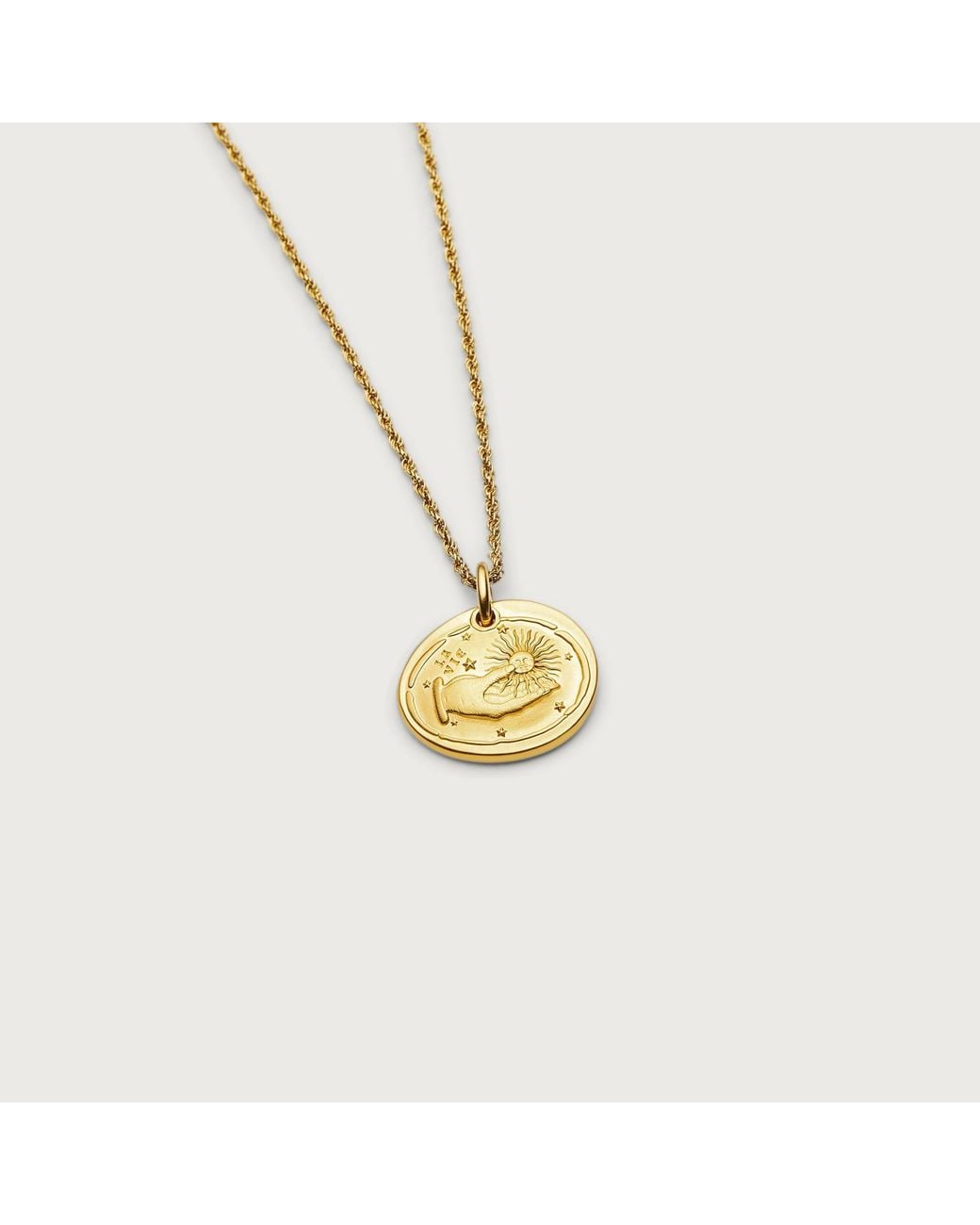 Missoma Metallic The Fortune Talisman Rope Chain Necklace