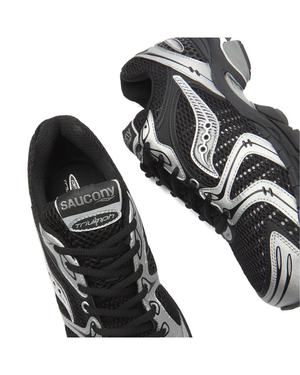 Saucony Black Progrid Triumph 4 Sneaker