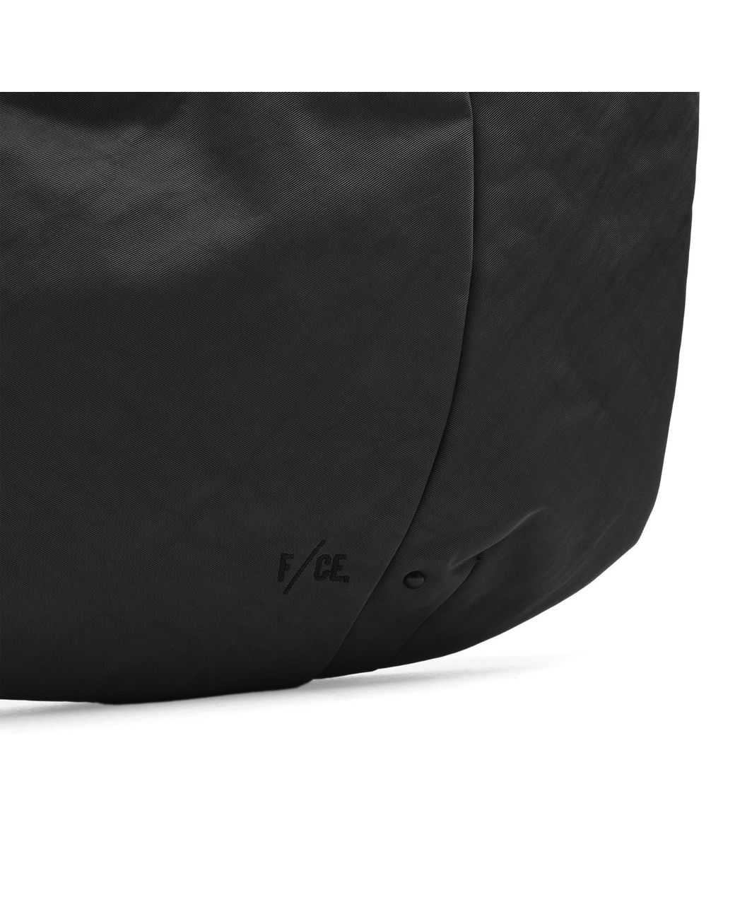 F/CE Black Textured Twill Pouch