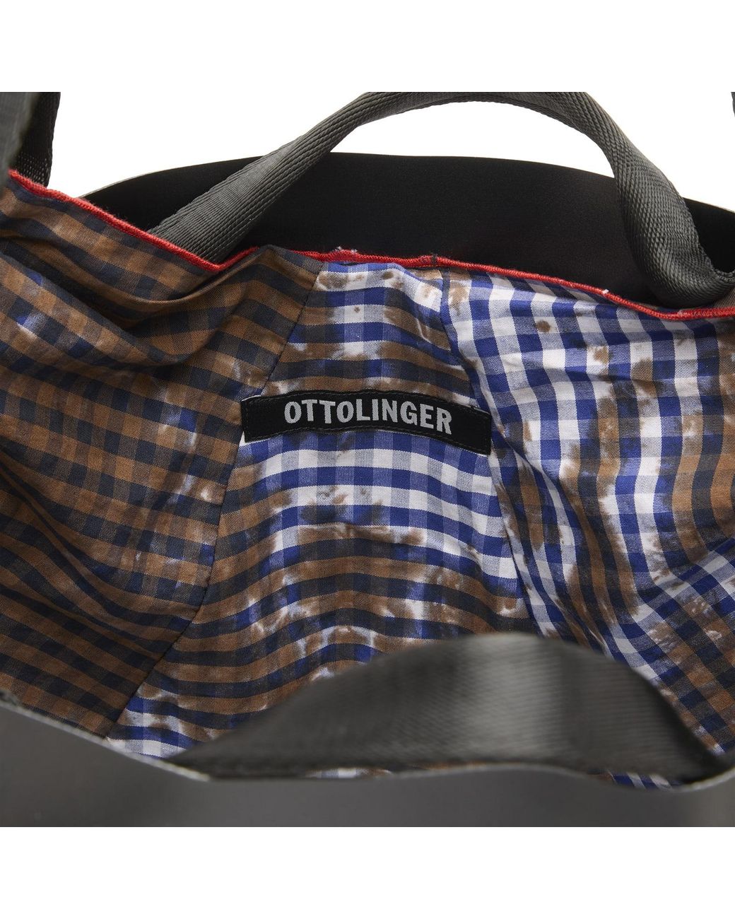 OTTOLINGER Black Pu Beach Bag