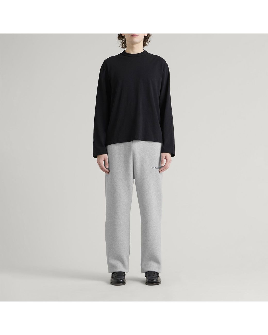 MKI Miyuki-Zoku Gray Uniform Joggers for men