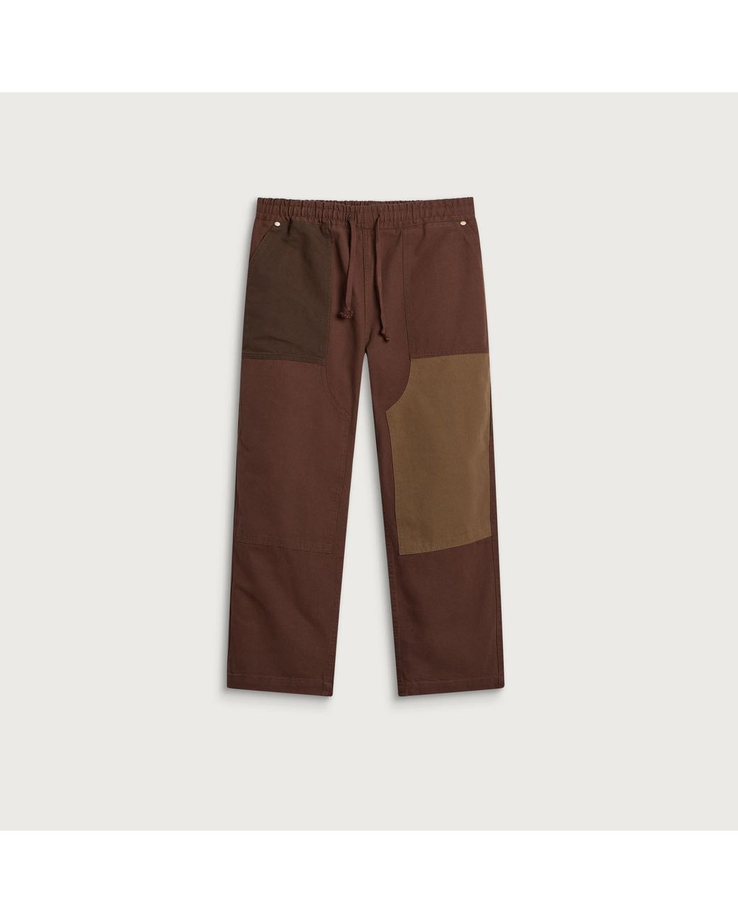 Service Works Brown Patchwork Utility Chef Pants for men