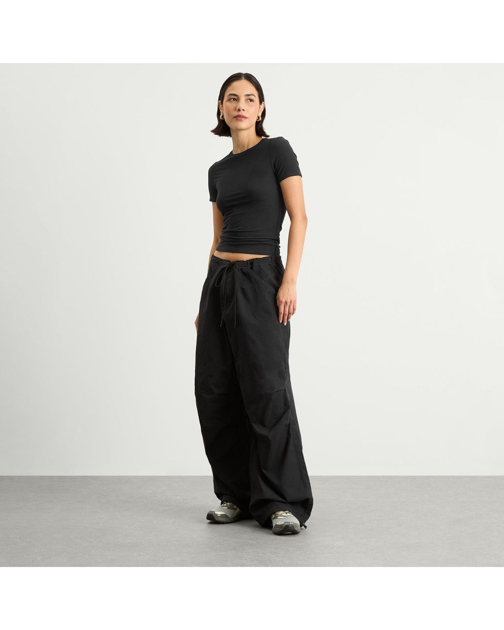 Tala Black 365 Long Line T-Shirt