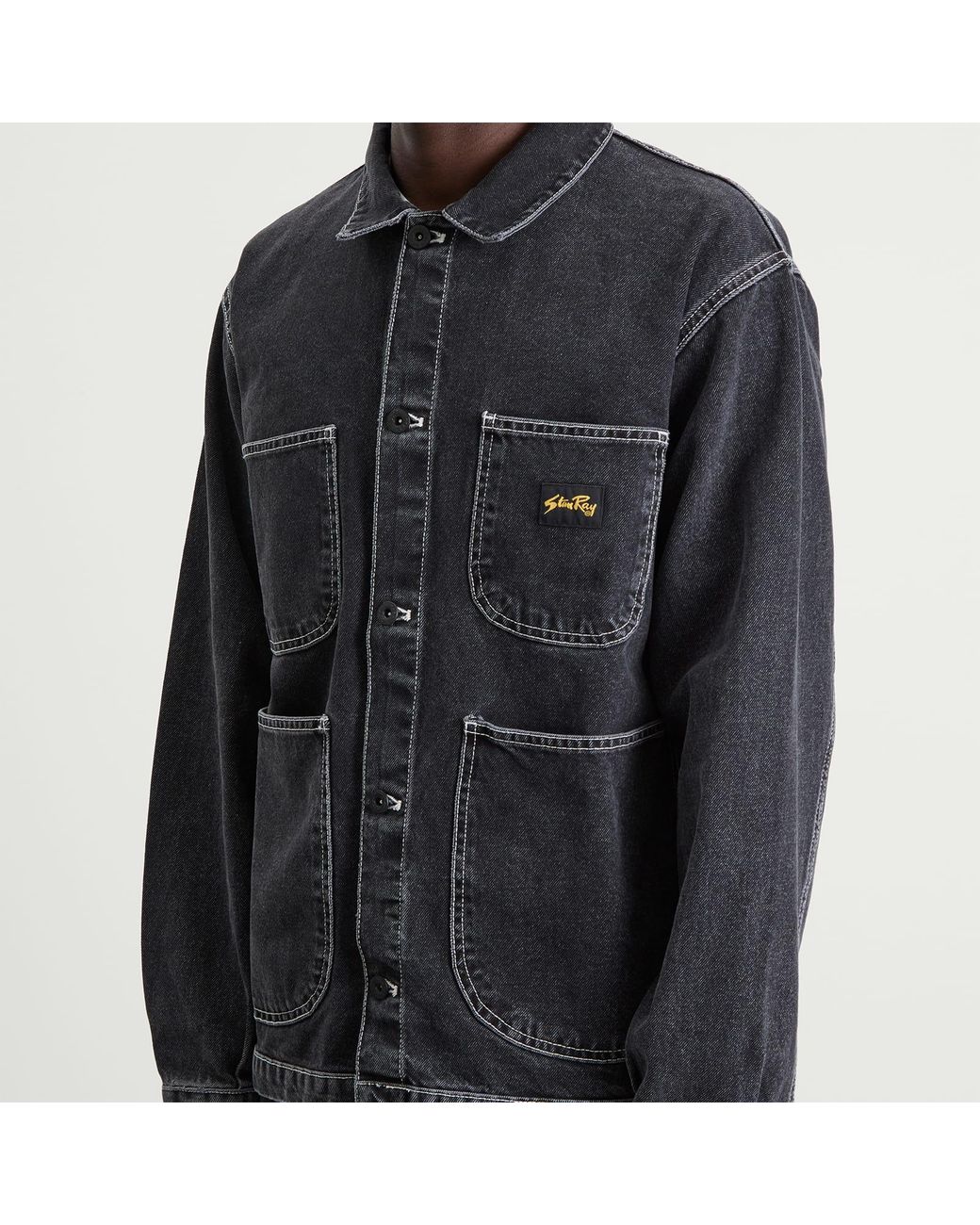 Stan Ray Black Coverall Jacket for men