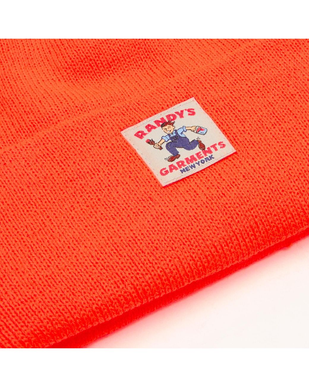 Randy's Garments Orange 3M Thinsulate Cuff Beanie for men