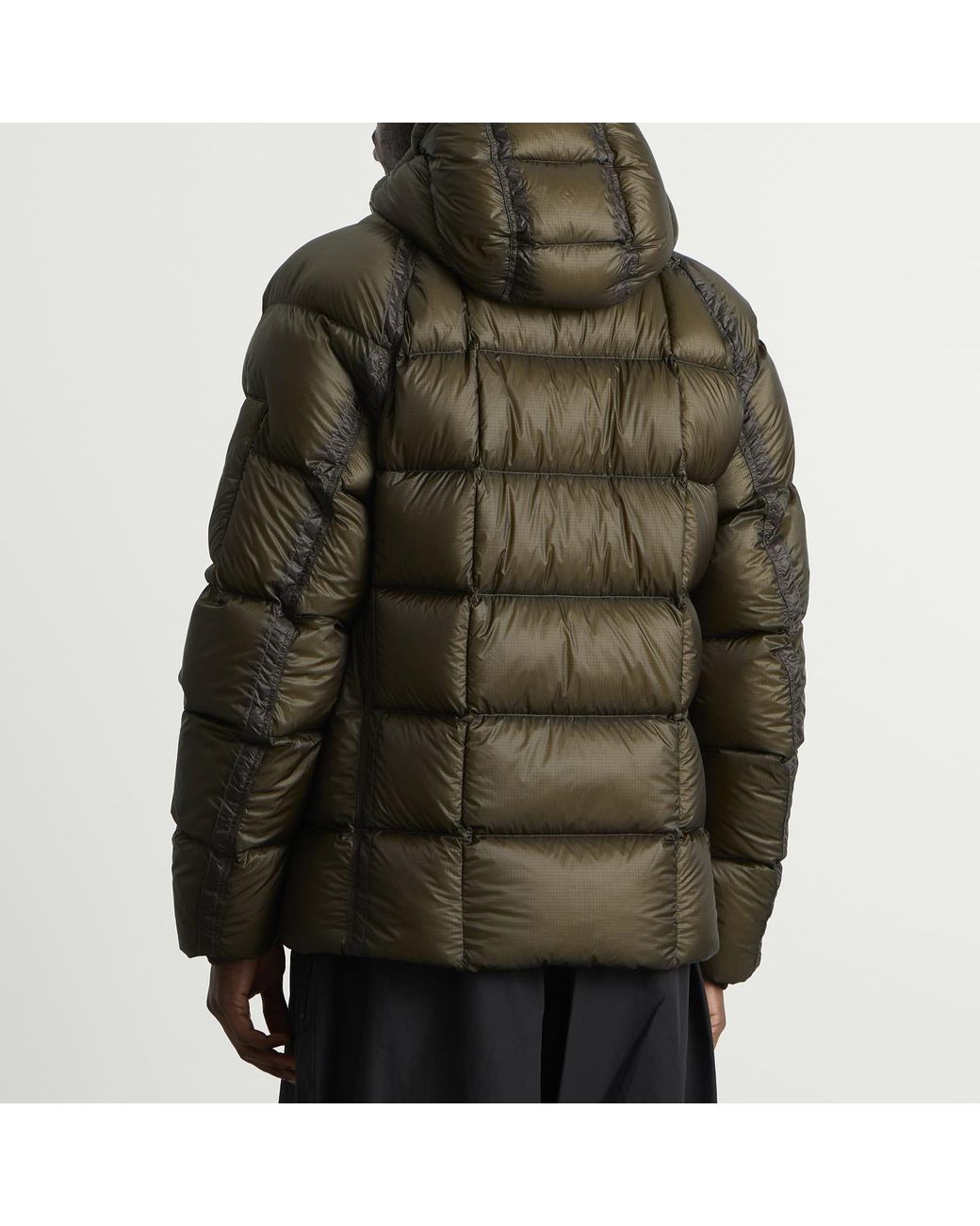 C P Company Green Dd-Shell Hooded Down Jacket for men
