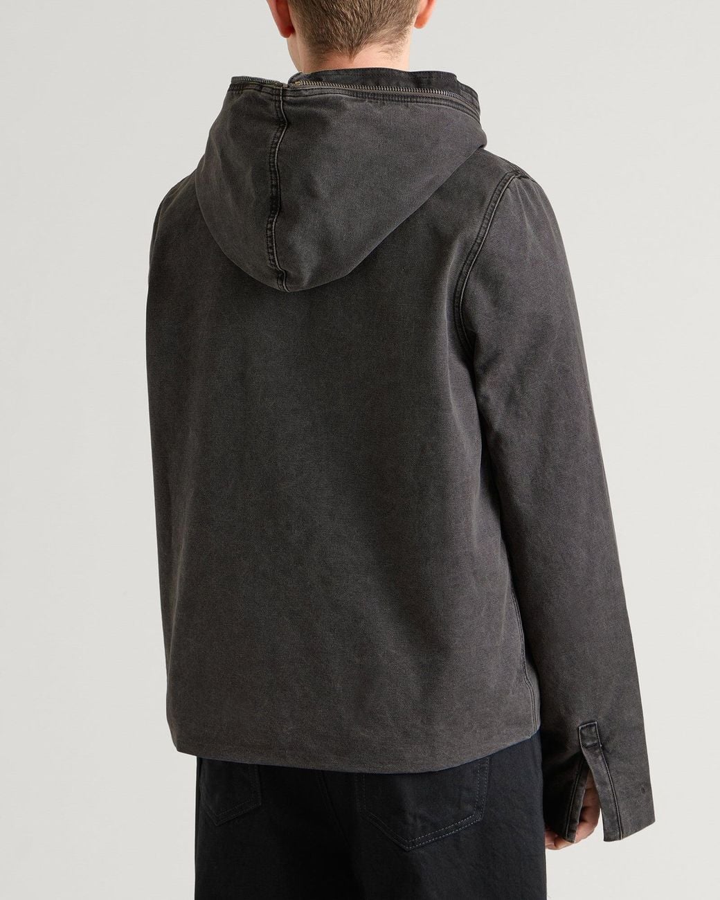 Rick Owens Gray Gimp Zipfront Jacket for men