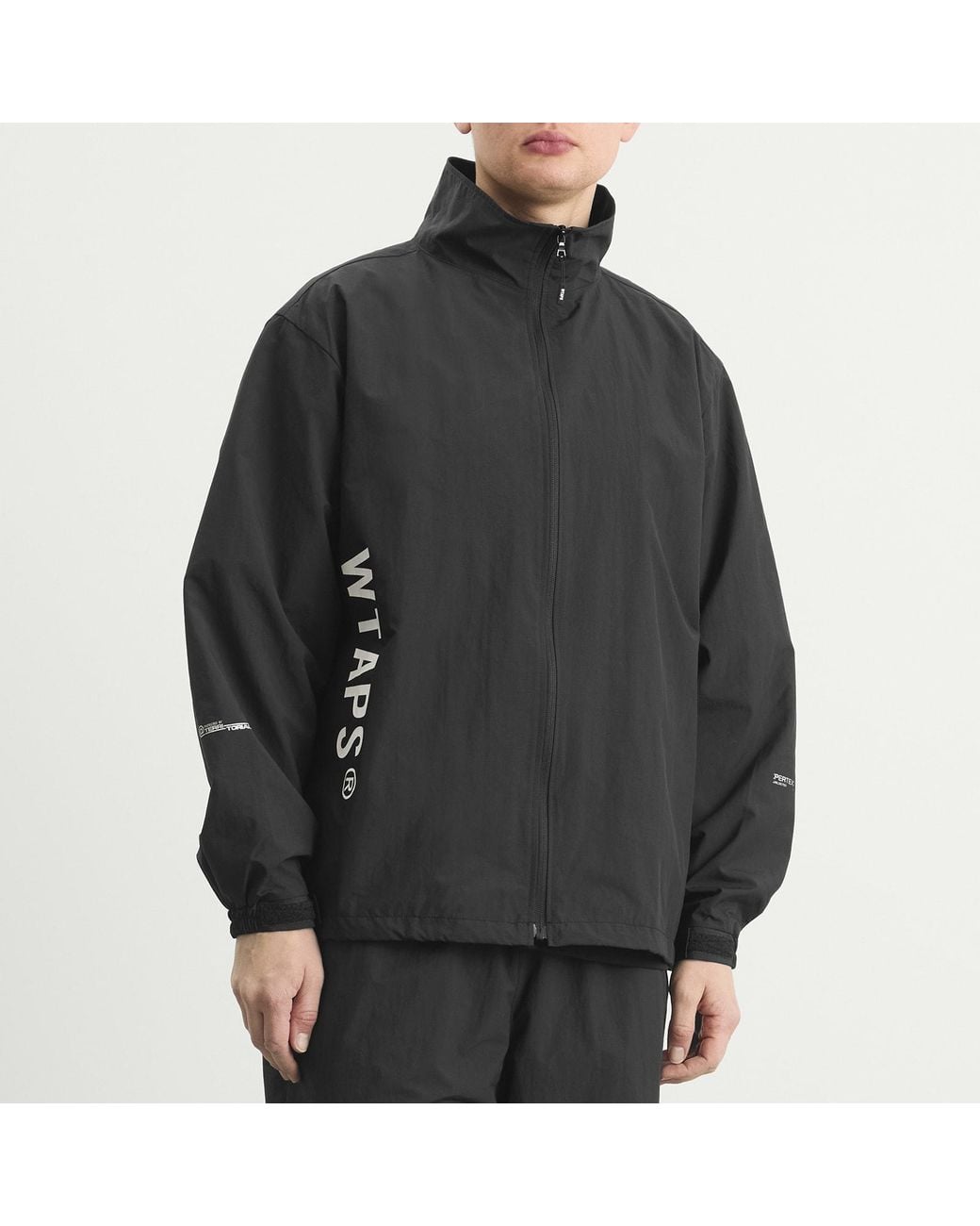 WTAPS Pertex Logo Track Jacket in Black for Men | Lyst