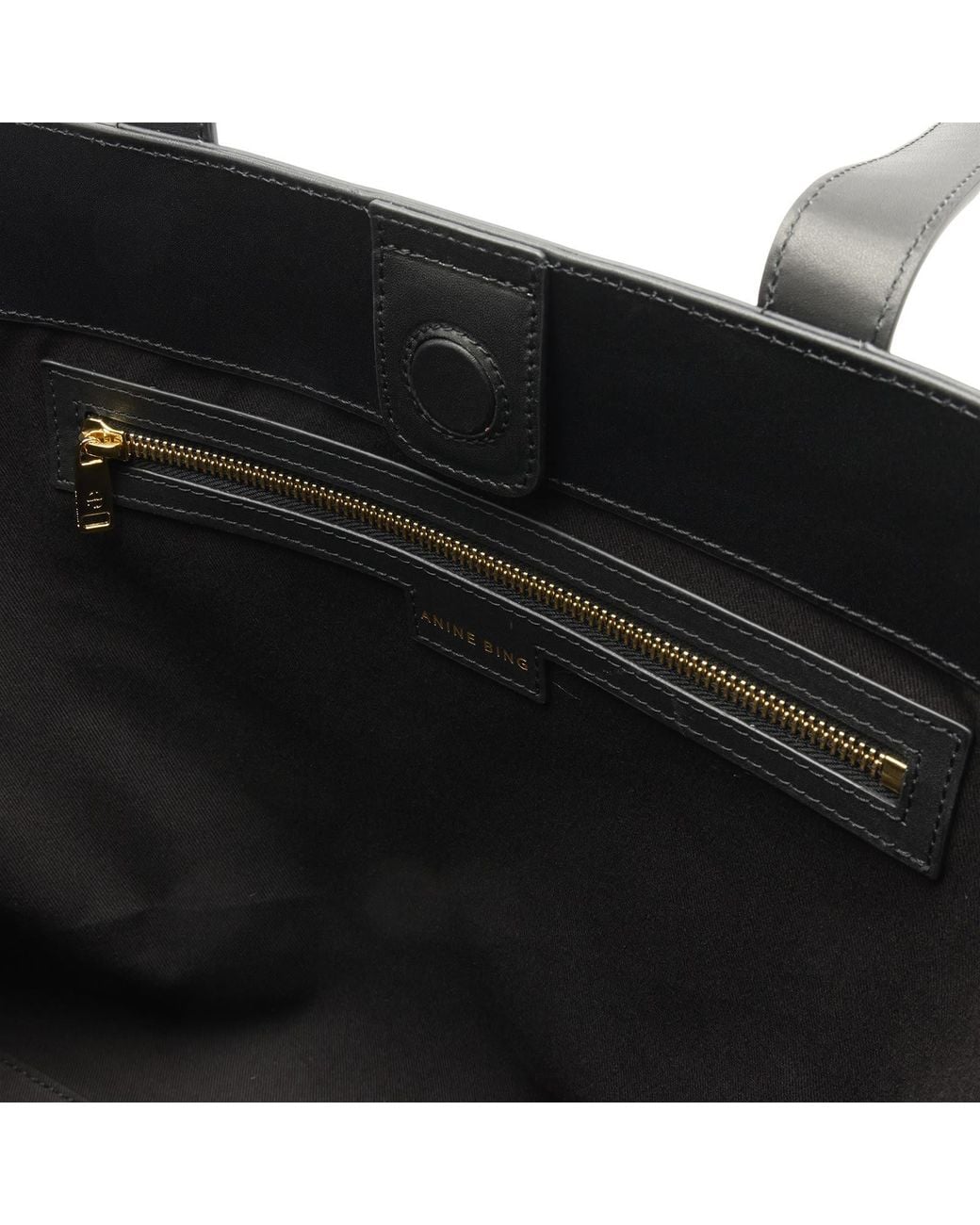 Anine Bing Black Medium Rio Tote Bag