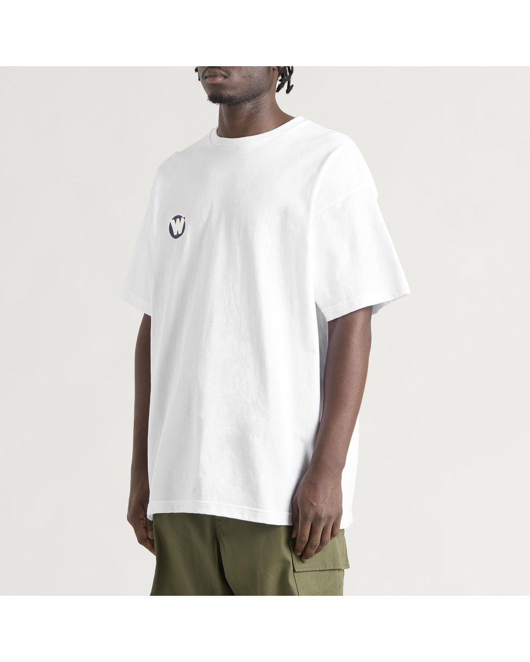 (w)taps White Tnnl Short Sleeve T-Shirt for men