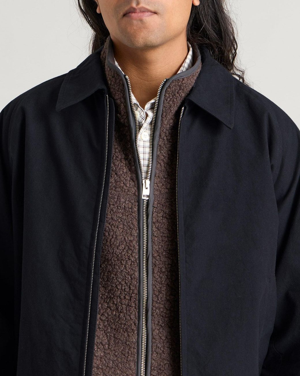 Norse Projects Blue Stensholt Buff Cotton Jacket for men