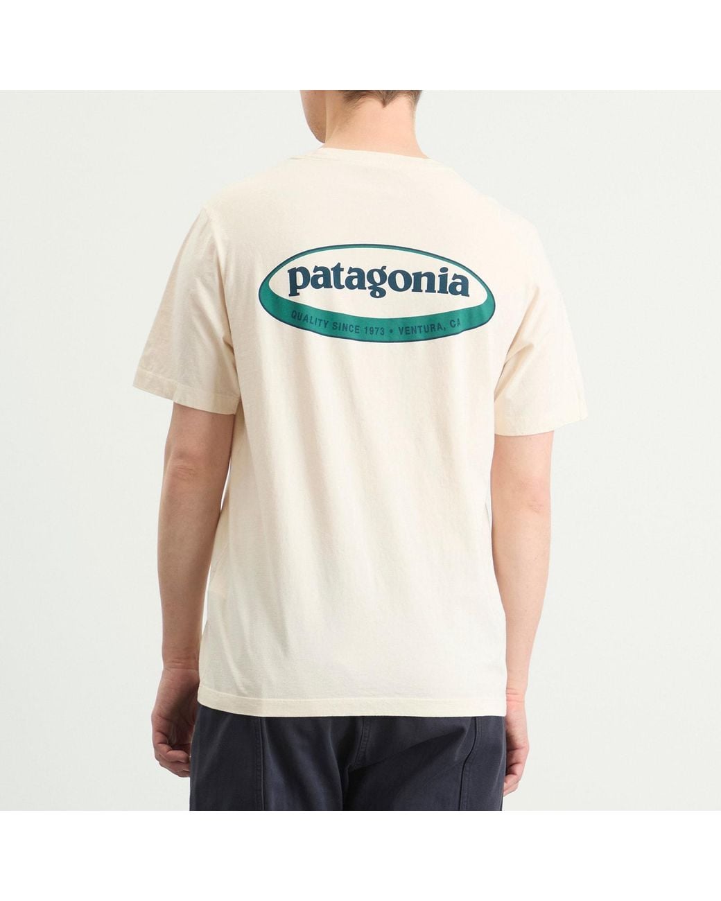 Patagonia Natural 95 Oval Logo T-Shirt for men