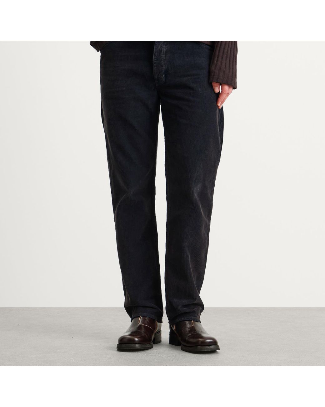 Studio Nicholson Blue Woodstock Corduroy 5 Pocket Pant for men