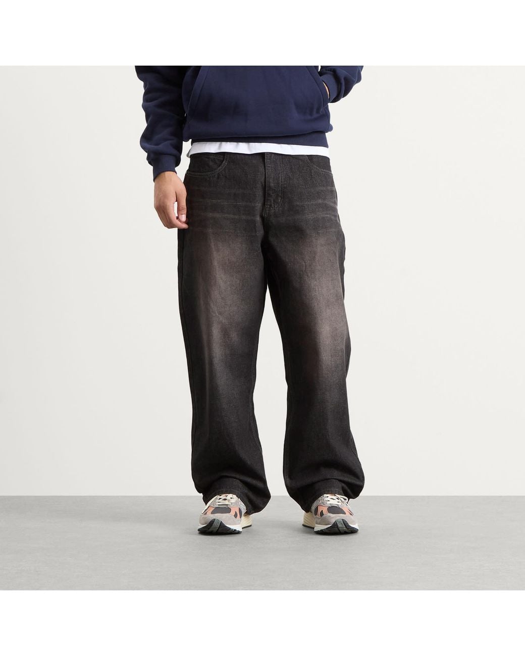Butter Goods Gray Scorpion Stitch Denim Jeans for men