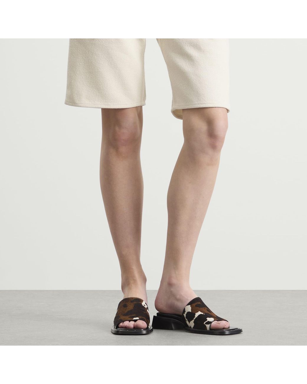 Miista Brown Alendra Asymmetric Sandals