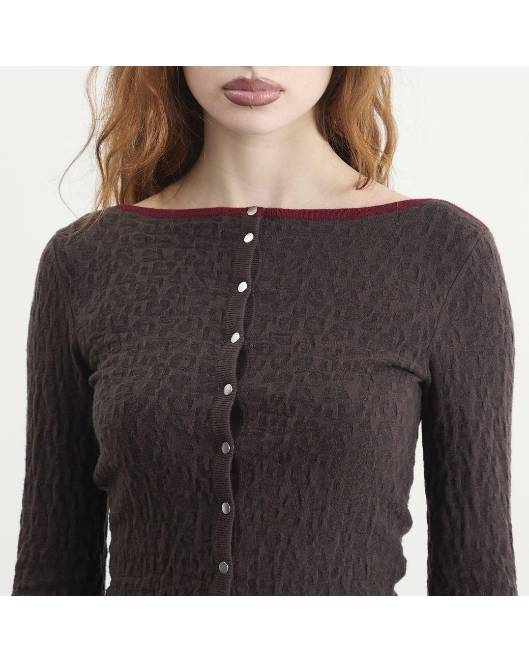 Peachy Den Brown Kitt Cardigan