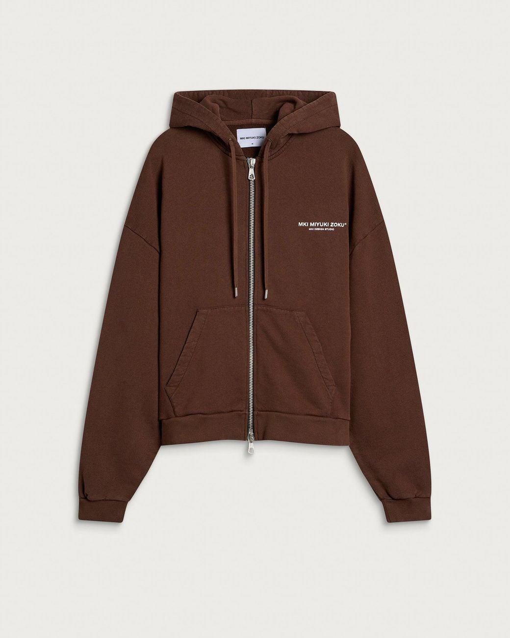 MKI Miyuki-Zoku Design Studio Zip Hoodie End. Exclusive in Brown for ...