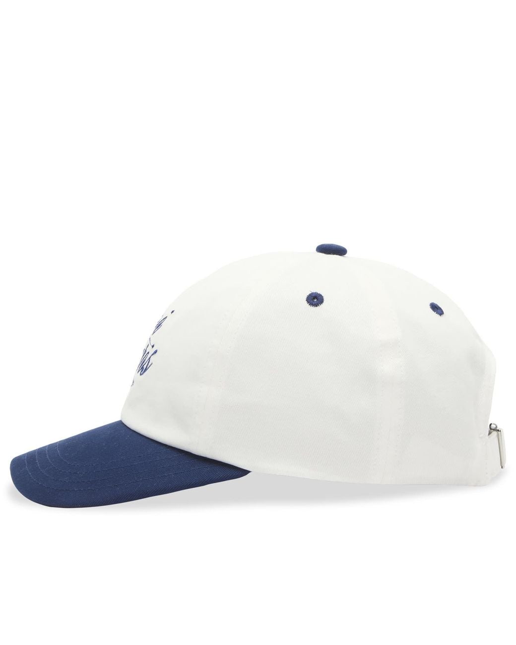 AMI White Bicolor Cap for men