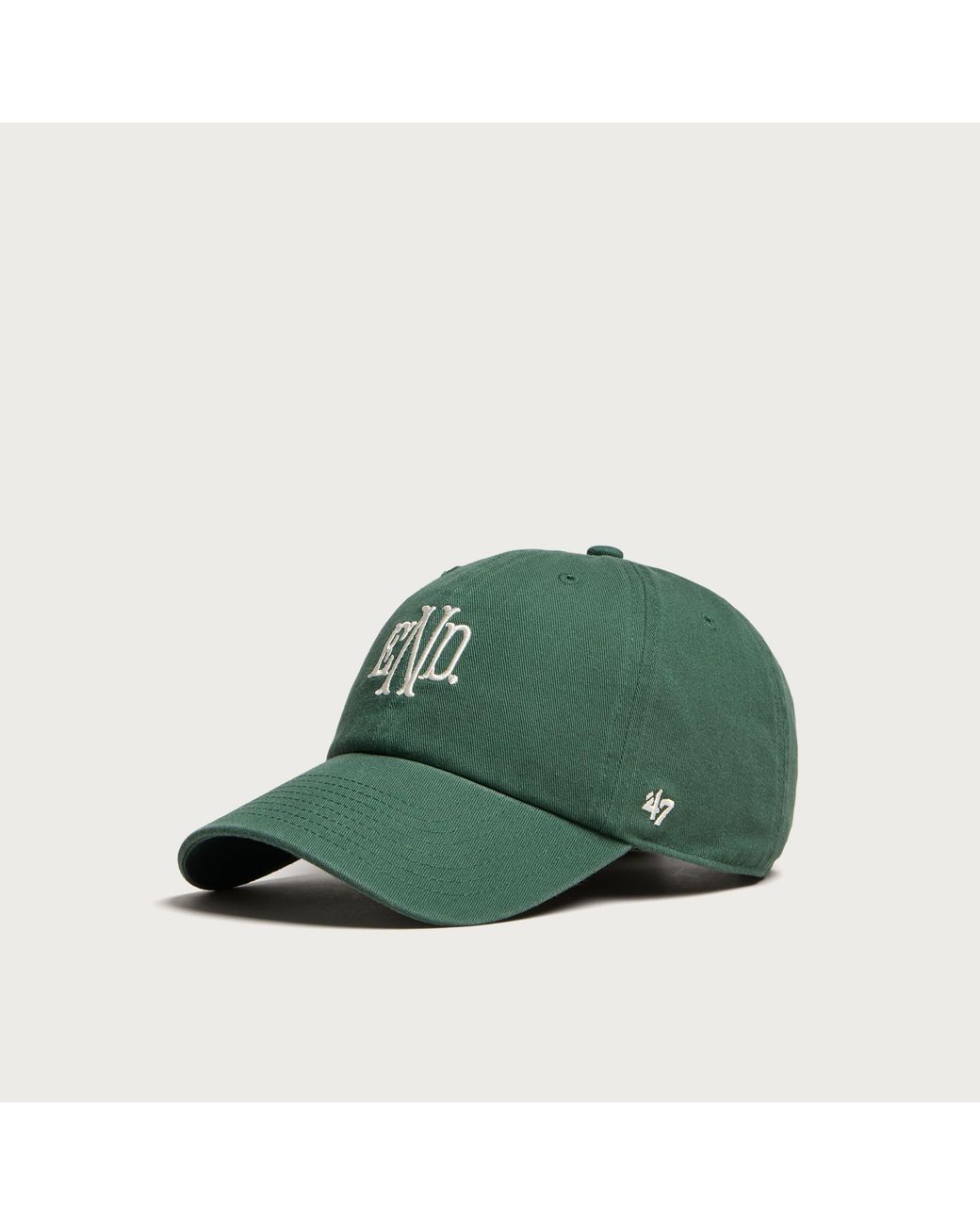 END. Green Monogram Clean Up Cap