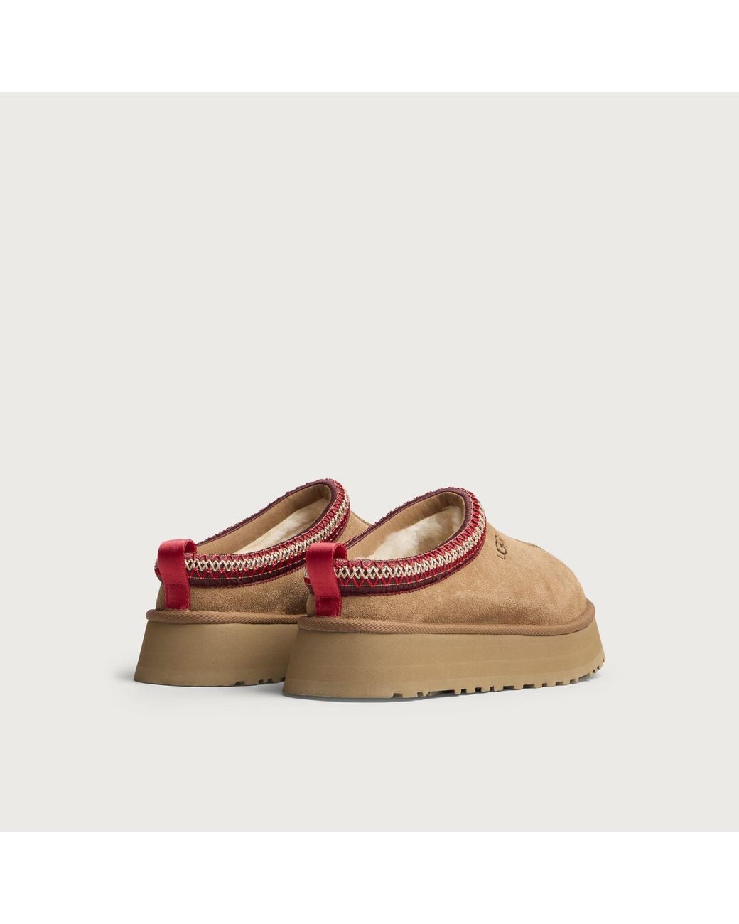 Ugg Brown Tazz Ii Slip On Platform Shoe